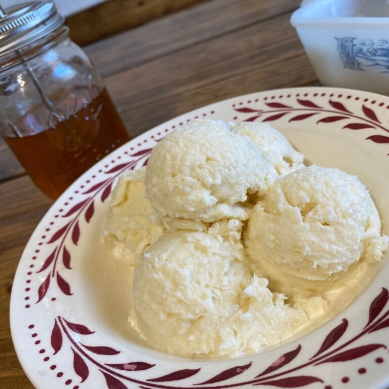 5 Ingredient Salted Milk and Honey Ice Cream Recipe