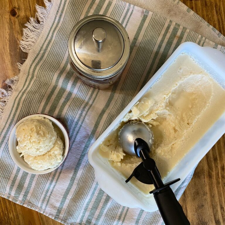 5 Ingredient Salted Milk and Honey Ice Cream Recipe