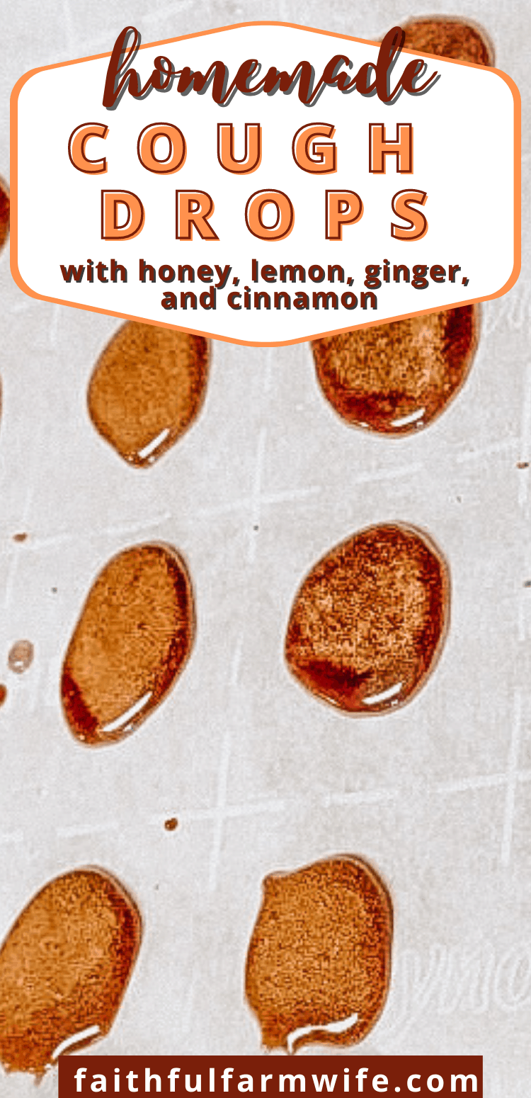 Simple Homemade Cough Drops Lemon, Ginger, & Honey Mama on the Homestead