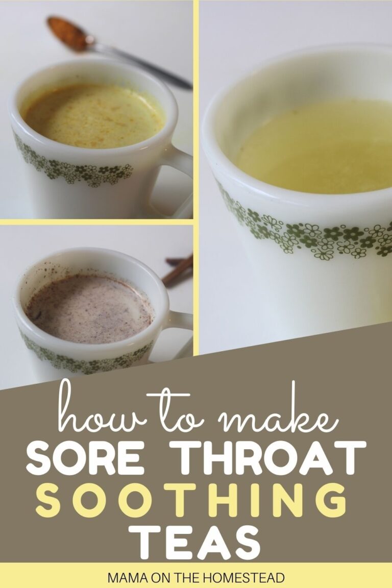 3 Best Simple Sore Throat Tea Recipes Mama on the Homestead