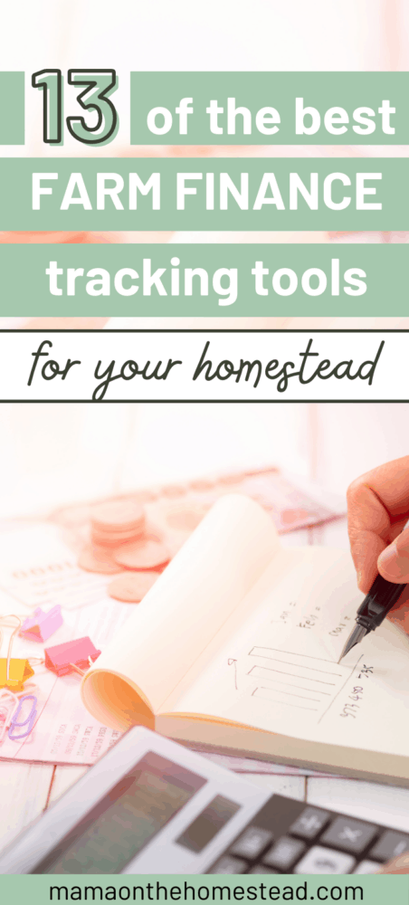 13 of the best farm finance tracking tools for your homestead pin