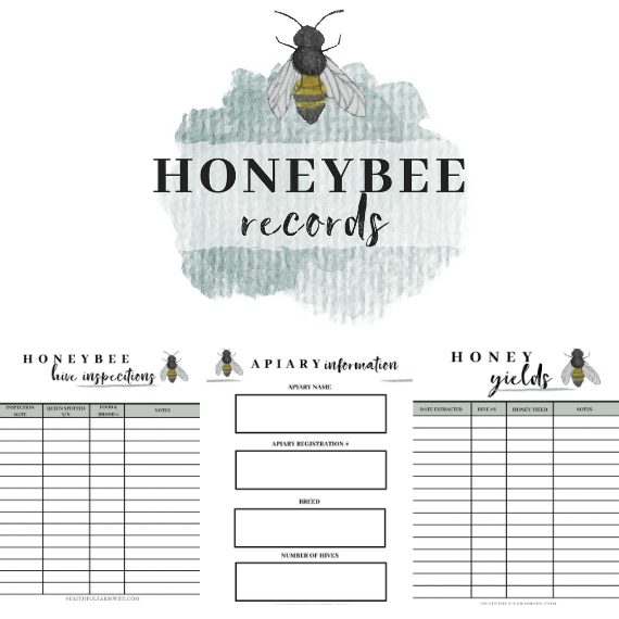 The Honeybee Record Book | Mama on the Homestead