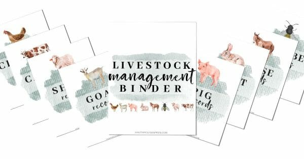 The Livestock Management Binder | Faithful Farmwife