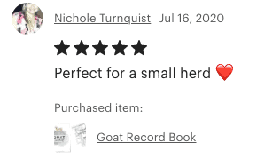 The Livestock Management Binder Testimonial | Faithful Farmwife