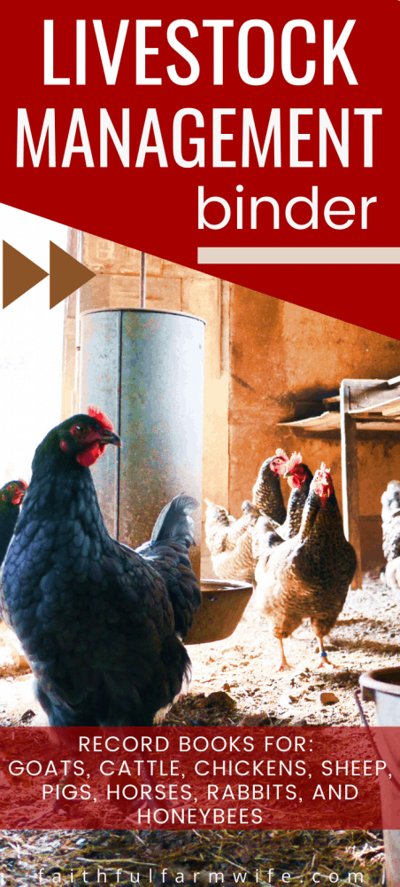 The Livestock Management Binder | Faithful Farmwife