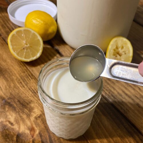 How to Make an Easy Buttermilk Substitute Mama on the Homestead