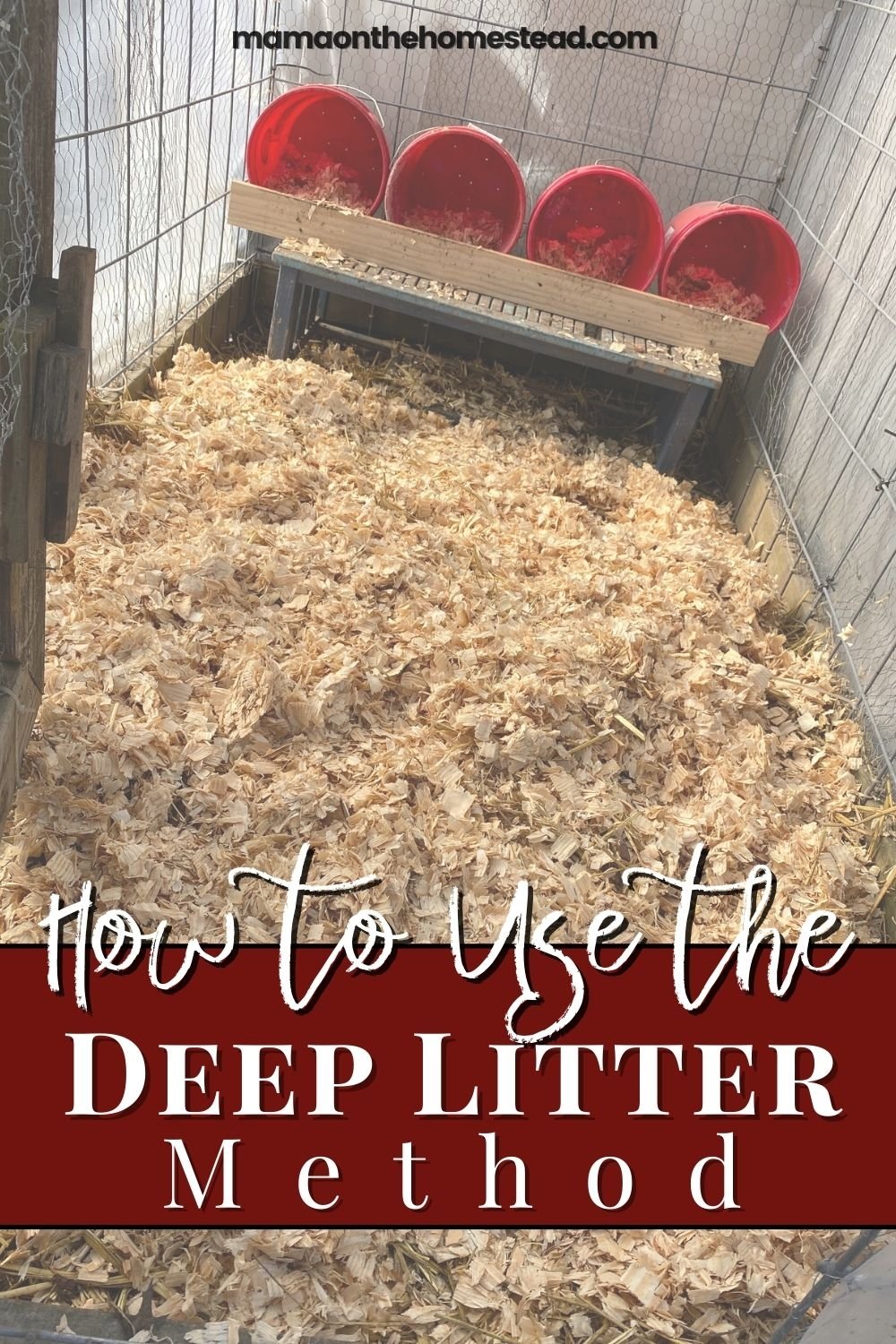 Using the Deep Litter Method in the Chicken Coop Mama on the Homestead