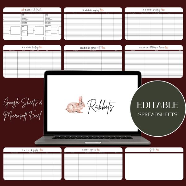 The Homestead Management Planner: DIGITAL SPREADSHEETS - Mama on the ...