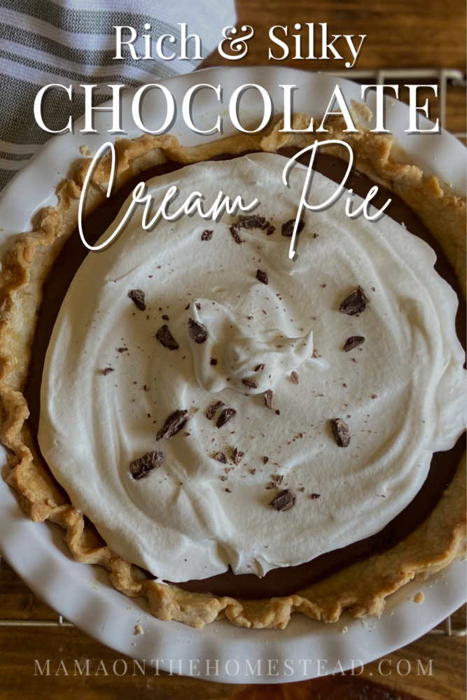 Rich & Silky Chocolate Cream Pie Recipe