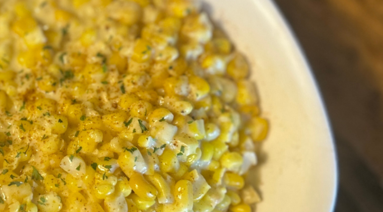 Homemade Creamed Corn Recipe with Fresh or Frozen Corn