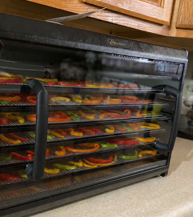 bell pepper slices in dehydrator | How to Preserve Bell Peppers