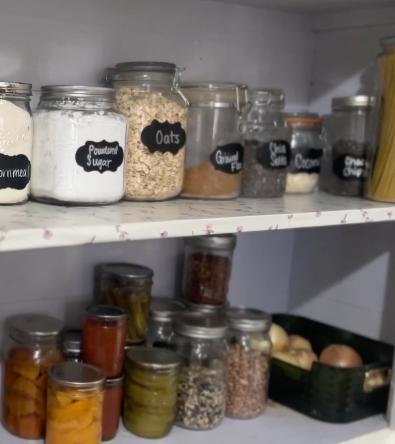 refilled pantry
