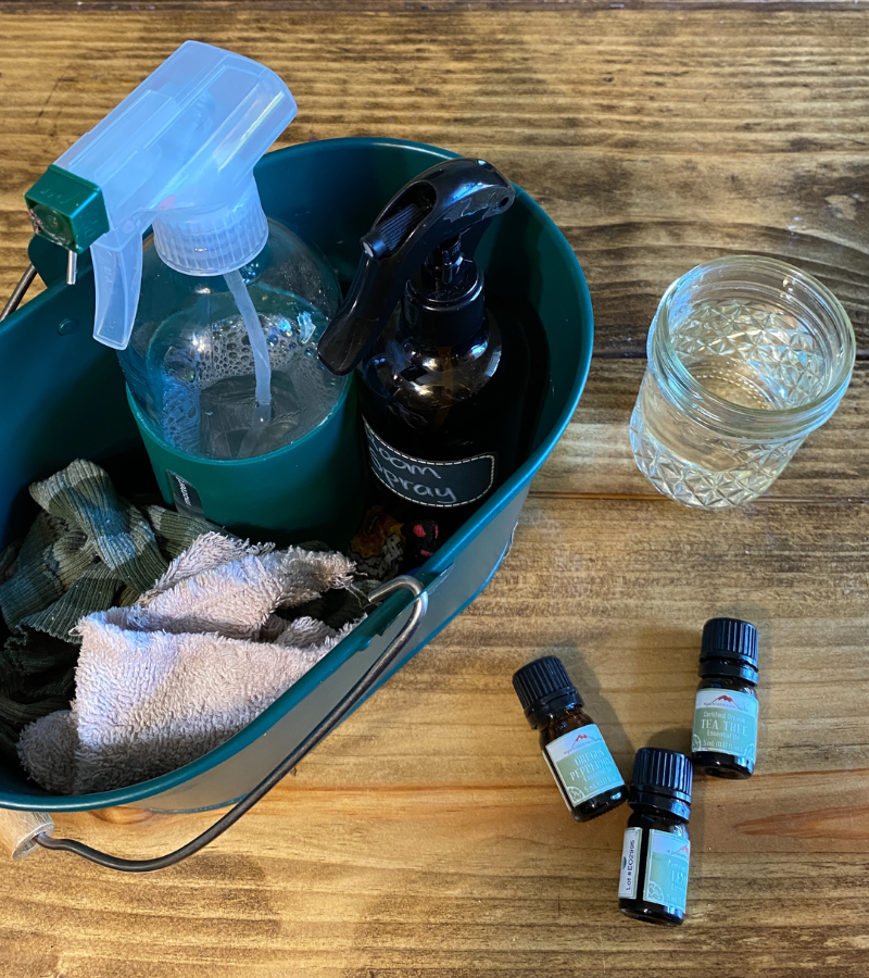 homemade cleaning supplies for the fall homestead reset